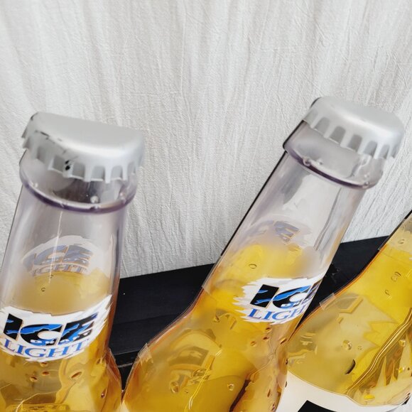 Vintage 1994 Budweiser Ice Light Draft Beer Lighted Sign Display Work - Picture 10 of 15